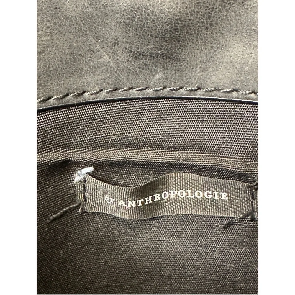 Anthropologie Leather Envelope Tassel Clutch